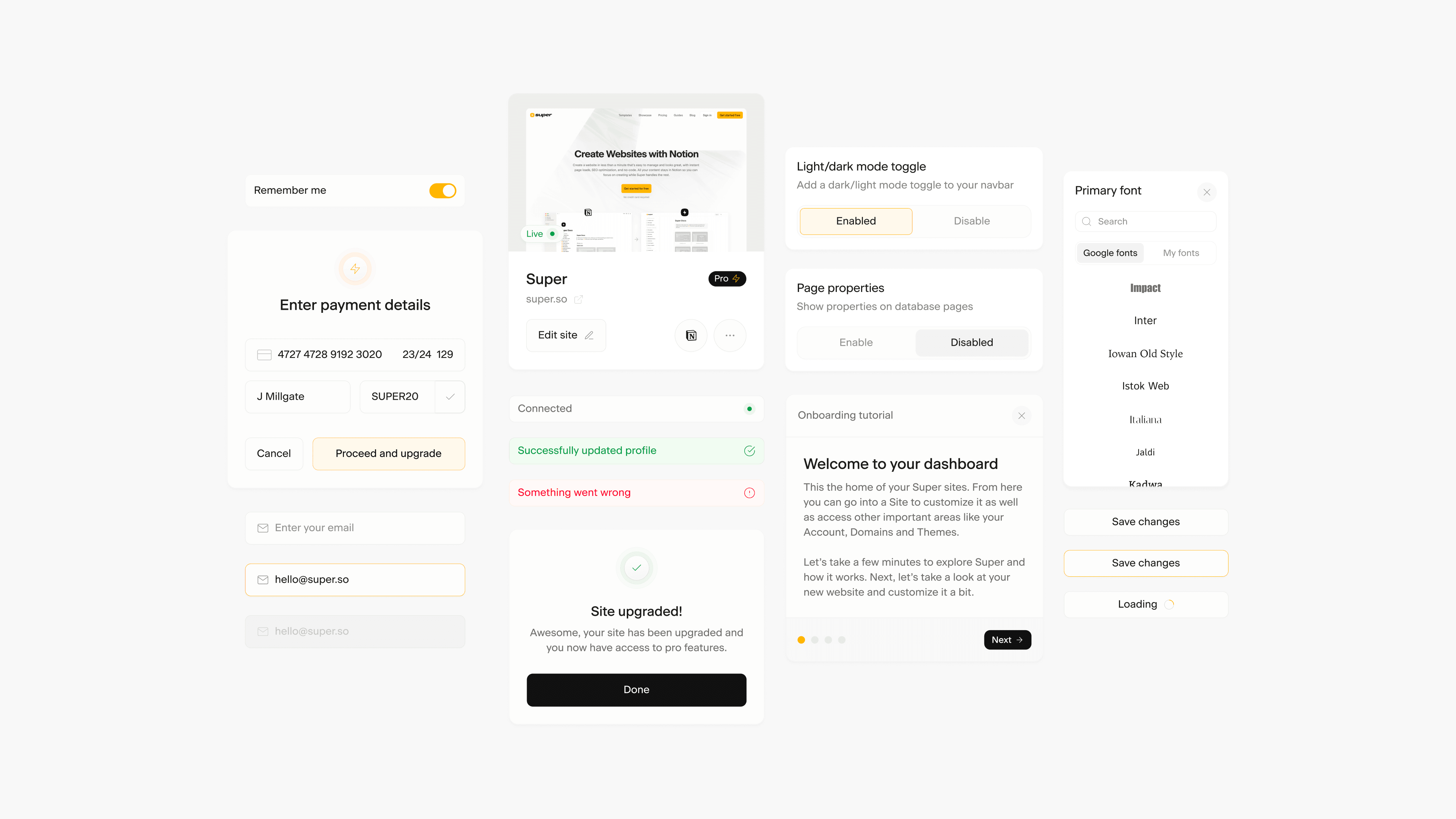 Super design system
